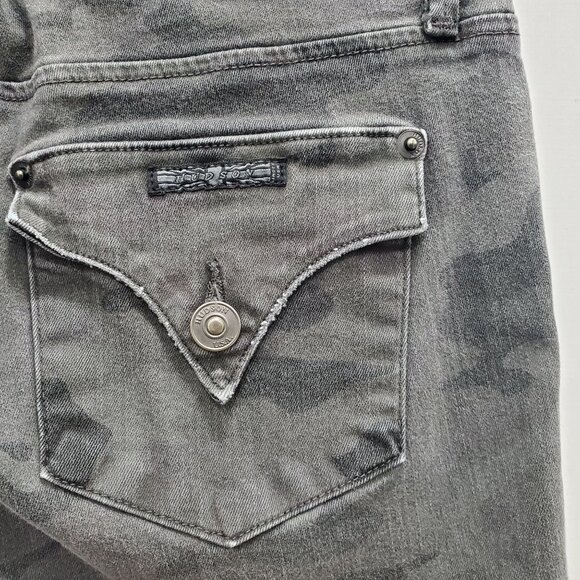 Hudson Collin Midrise Skinny Ankle Women's Faded Camo Print Denim Jeans USA 28 - Picture 9 of 10
